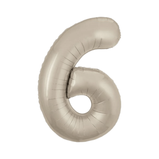 ≈ 100 см, Цифра 6, Мистик Кремовый