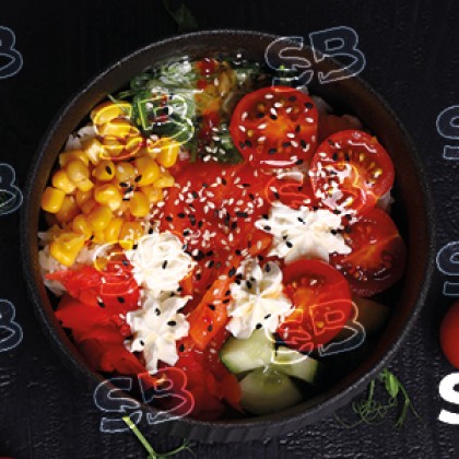 Поке с лососем