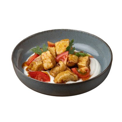 Салат хрустящие баклажаны