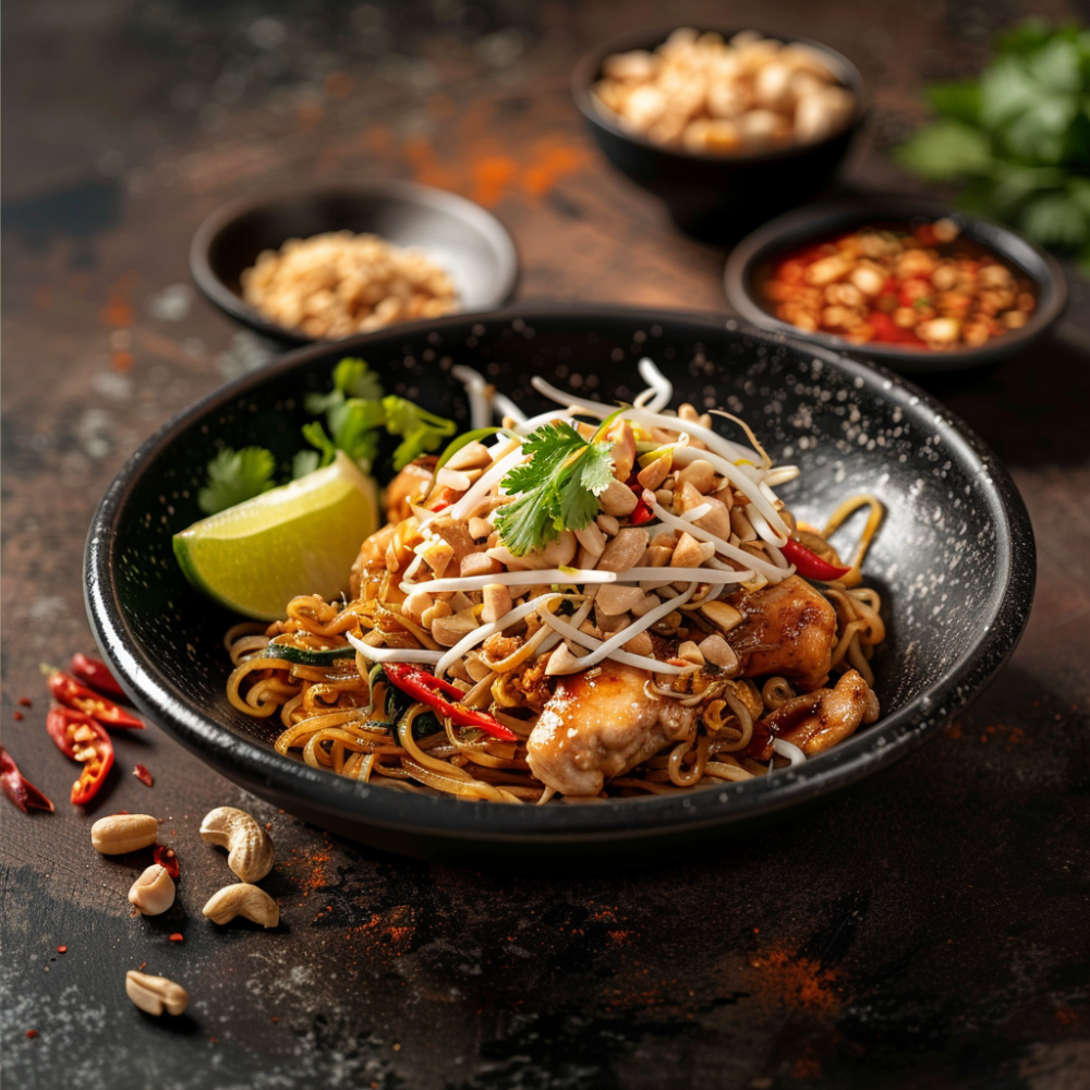 Wok Пад тай с курицей