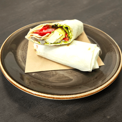 Vegan шаурма с овощами и тофу