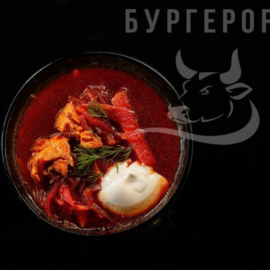 Борщ с курицей