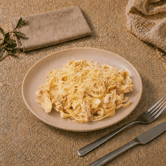 Паста Феттучини с курицей