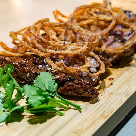 Стейк мачете по-китайски