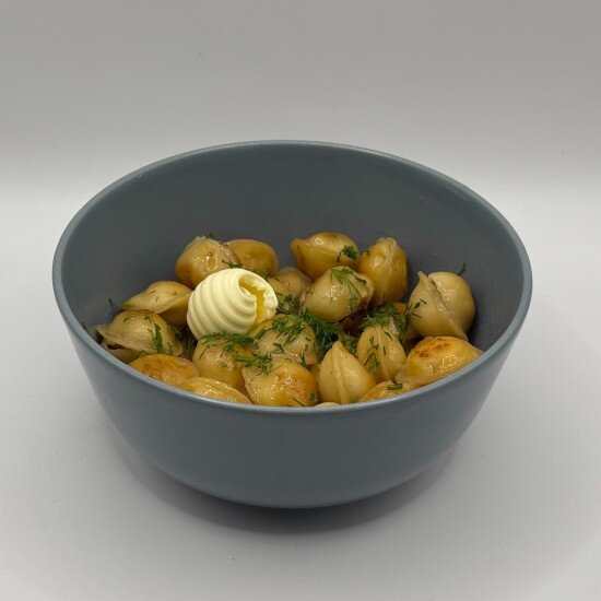 Пельмени жареные