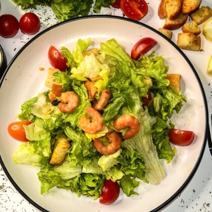 Цезарь с креветками