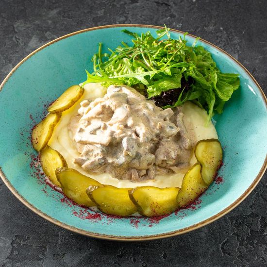 Бефстроганов из говядины