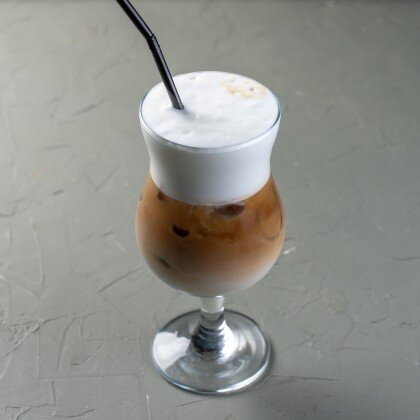Айс латте на альтернативном молоке