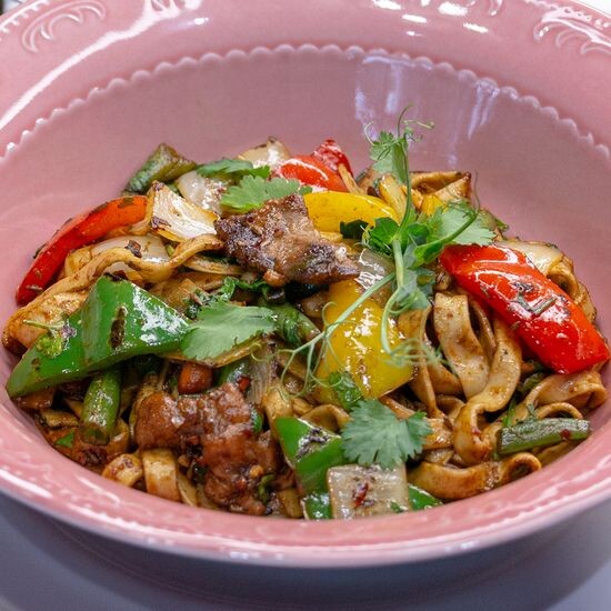 Удон с бараниной