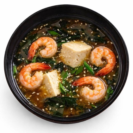 Мисо с креветкой