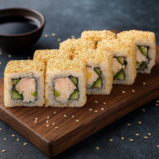 Ролл «Калифорния Sesame»