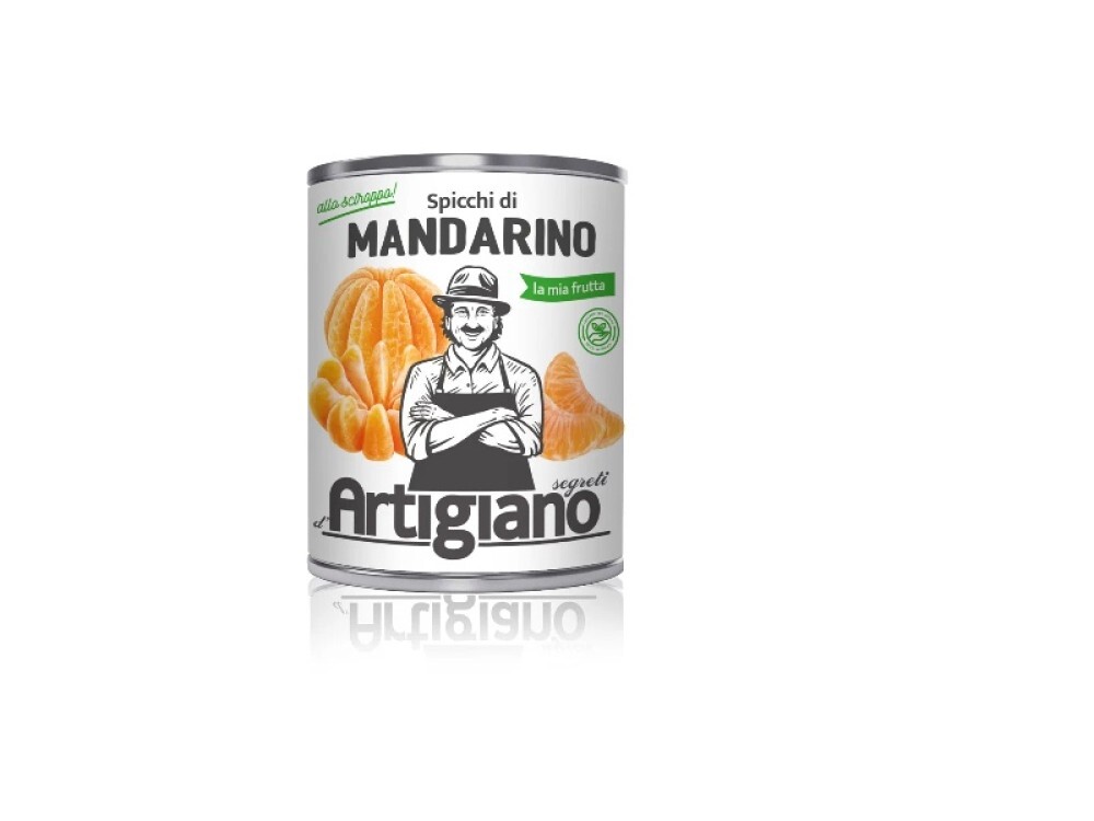 Мандарины Artigiano дольки в сиропе, 312 г