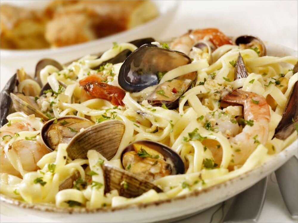 С морепродуктами