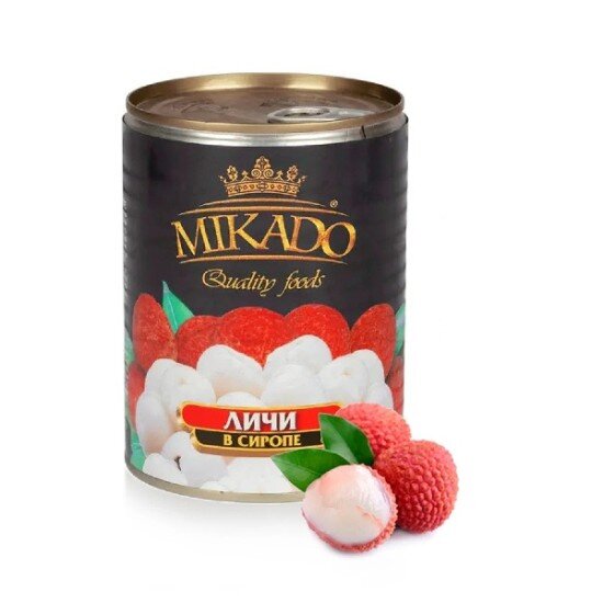 Личи в сиропе Mikado, 580 мл