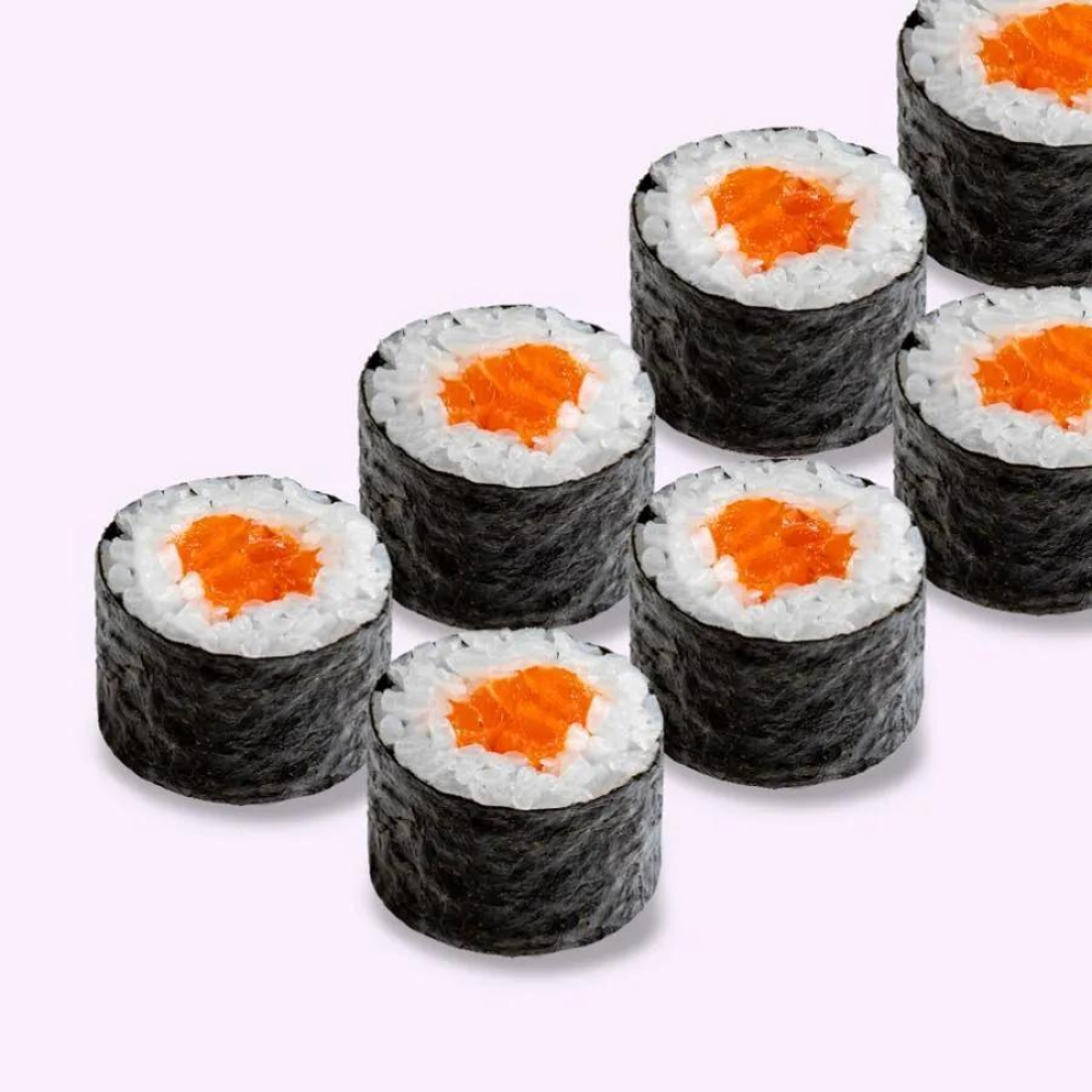 Мини ролл с лососем