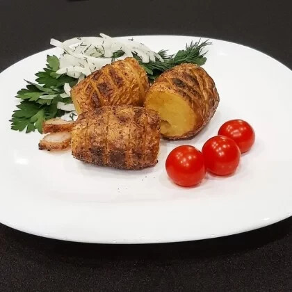 Картофель на мангале