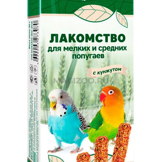 Triol Standard лакомство для мелких и средних попугаев с кунжутом, 3 шт, 80 г