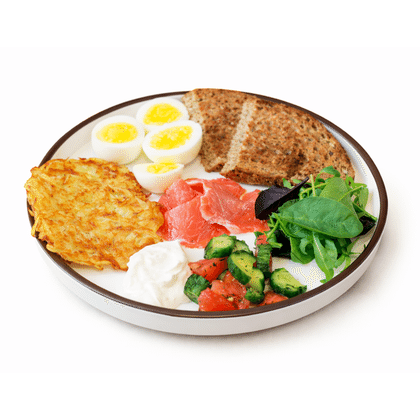 Английский Завтрак с Лососем