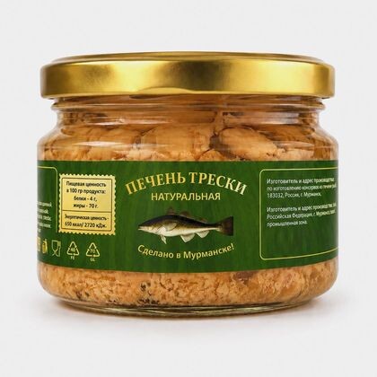 Печень трески СТМ 0,25 л