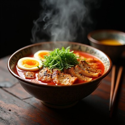 Рамен классический острый с кимчи
