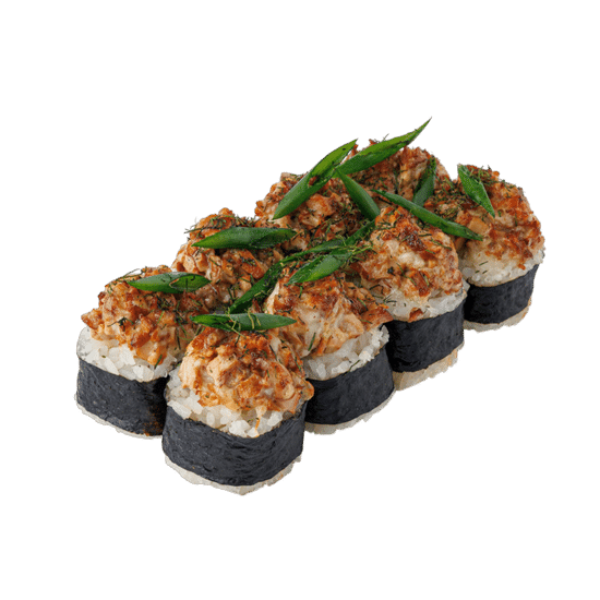 Ролл с лисичками