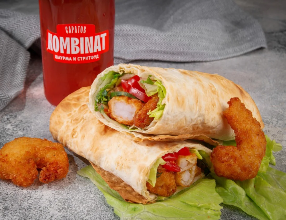 Шаурма с креветкой
