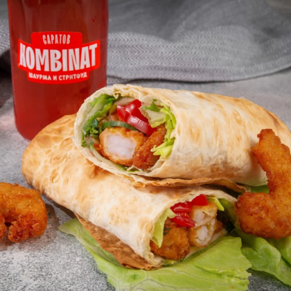 Шаурма с креветкой