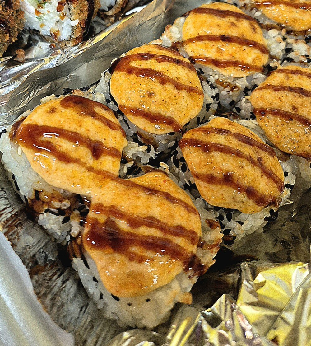 Запеченный с лососем