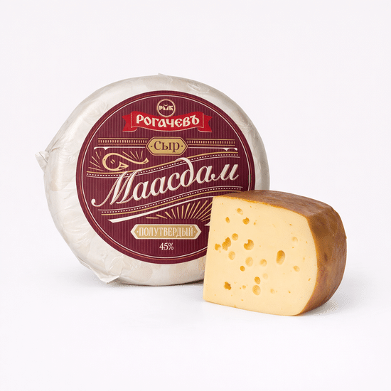 Сыр Маасдам «Рогачев»