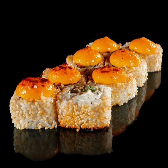 Запечённый с мидиями