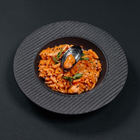 Орзо с морепродуктами