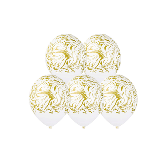 35 см, Мрамор Золотой, Белый, Пастель