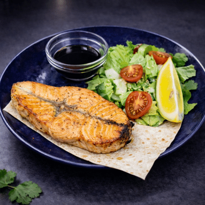 Лосось на углях