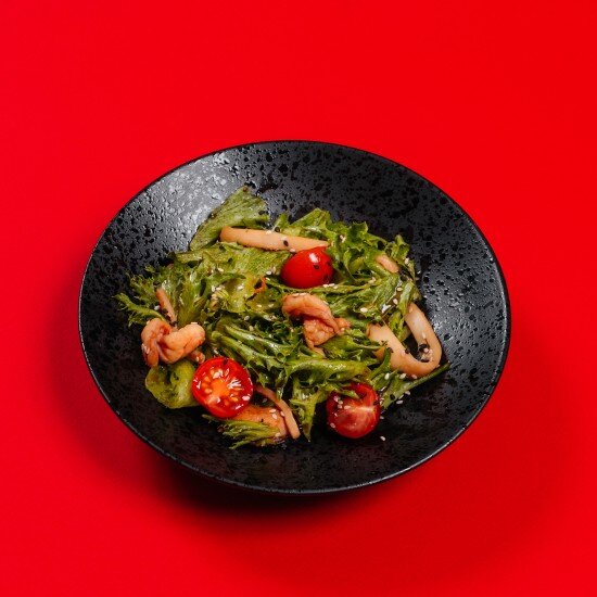 Салат с морепродуктами