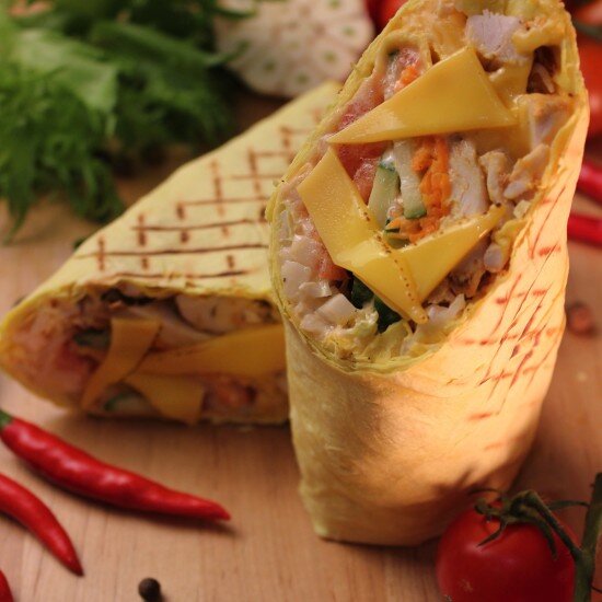 Сырная шаурма