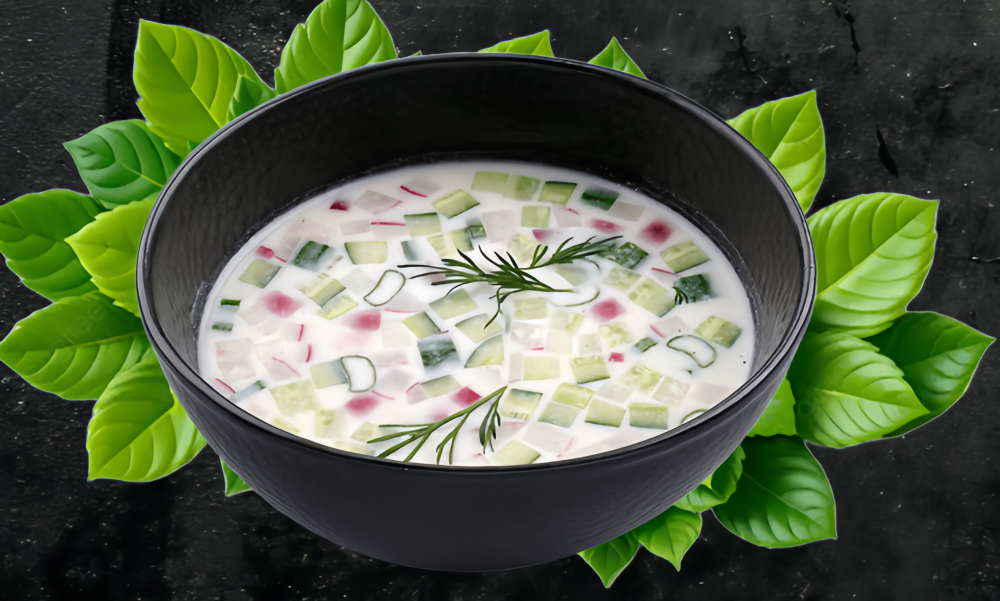 Окрошка на кефире