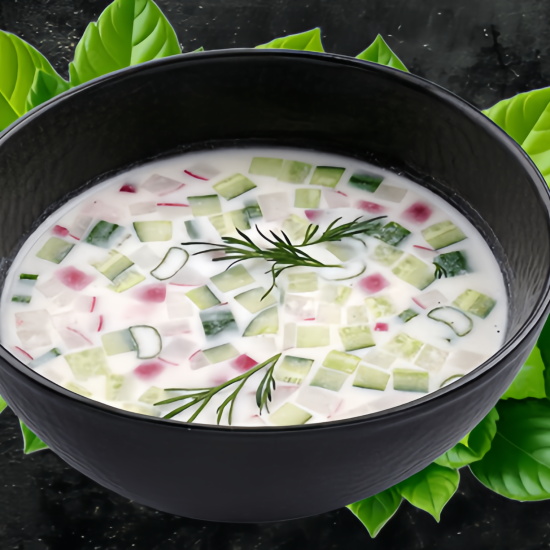 Окрошка на кефире