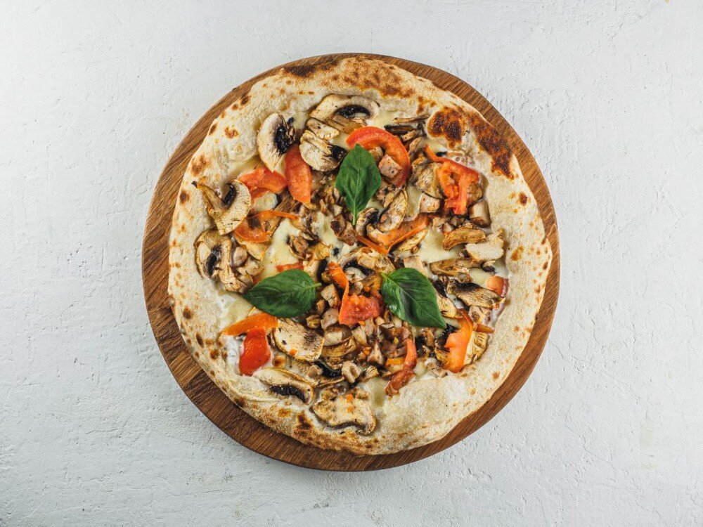 Курица грибы