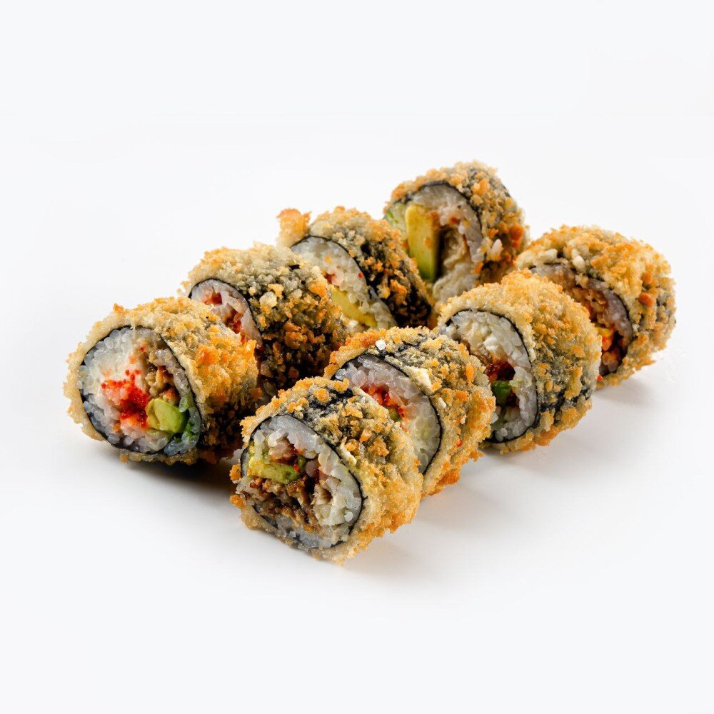 Жаренный ролл с угрем