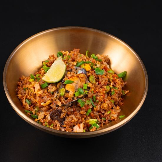 Жареный рис с морепродуктами