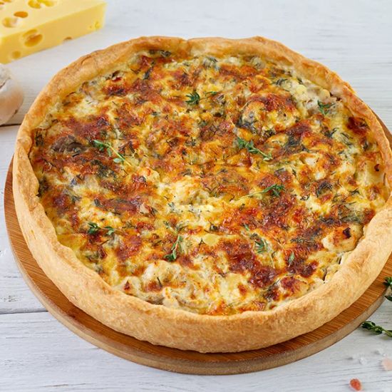 Пирог с говядиной, картофелем и луком