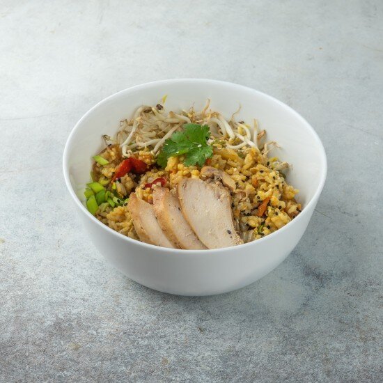 Рис жареный по-тайски терияки