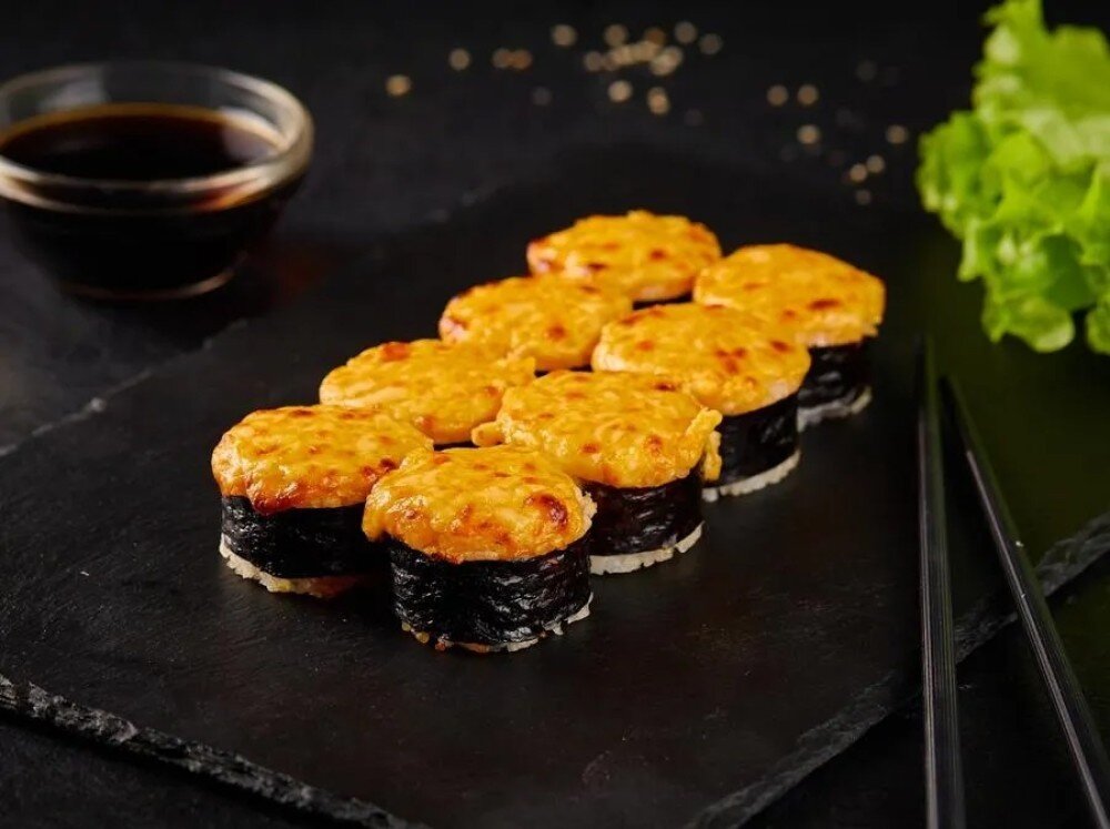 Запеченный с Тигровой креветкой