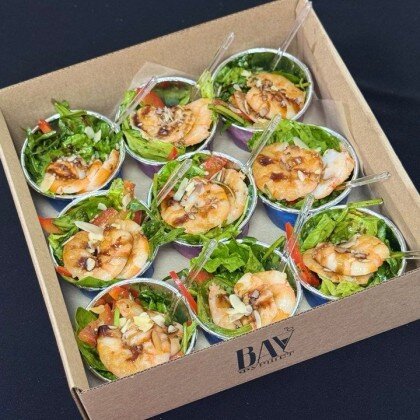 Бокс "Микс салата с креветкой"