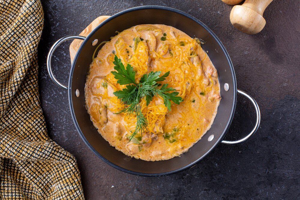 Куриное филе в сливочном соусе