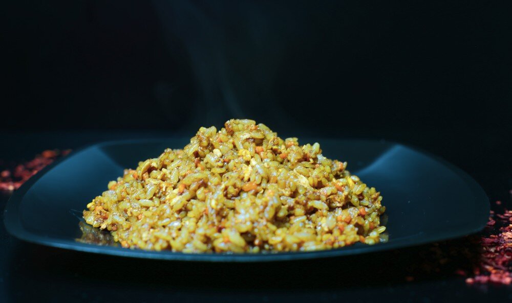 Жаренный рис с яйцом