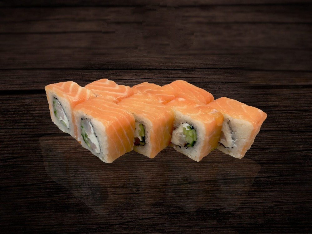 Ролл " Филадельфия» с тигровой креветкой"