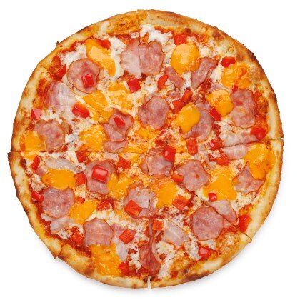 С беконом, ветчиной и сыром чеддер