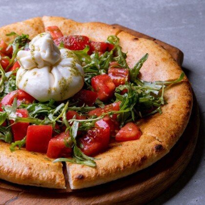 Фокачча с бураттой