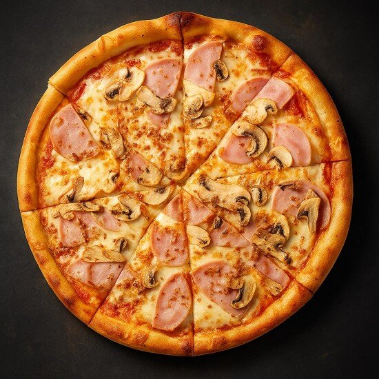 Ветчина и Грибы 33 см